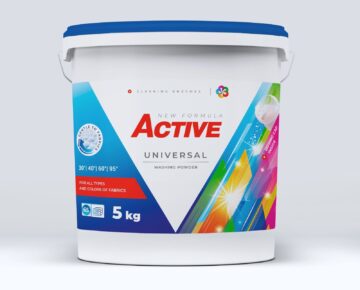 Active Universal mosópor 5 kg vödrös (65 mosás)