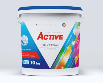 Active Universal mosópor 10 kg vödrös (130 mosás)