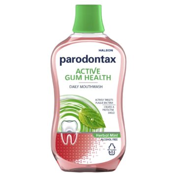 Parodontax Active Gum Health Herbal Mint alkoholmentes szájvíz fluoriddal 500 ml