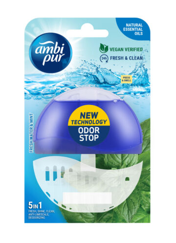 Ambi Pur wc gél 55 ml + készülék water & mint
