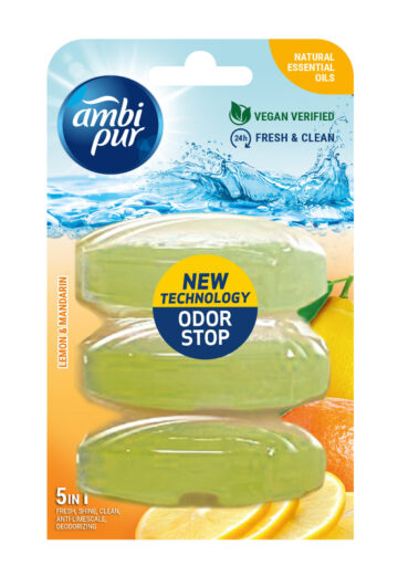 Ambi Pur wc gél utántöltő 3x55 ml lemon and mandarin