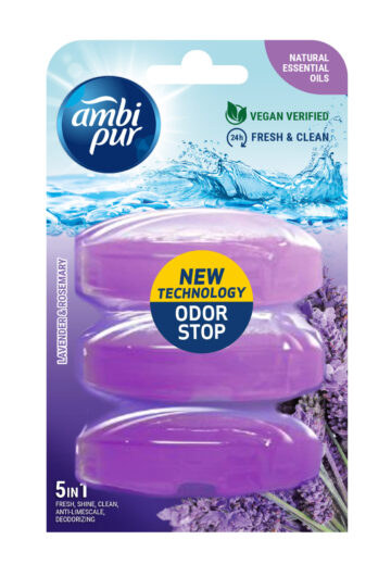 Ambi Pur wc gél utántöltő 3x55 ml laven and rose