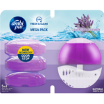 Ambi Pur wc gél 4x55 ml + készülék laven & rose