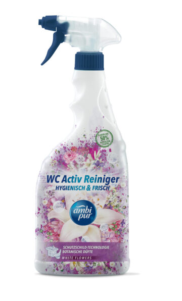 Ambipur wc gél 750ml szórófejes white flowers