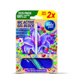 Ambi Pur aktív wc gél block 2x45 g wild hibiskus