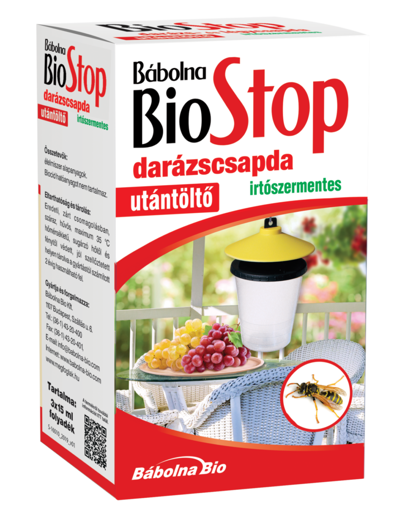 BIOSTOP darázscsapda utántöltő 3 db