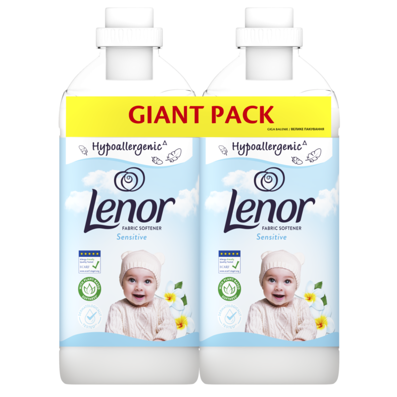 Lenor öblítő 2x1600 ml Sensitive DUO