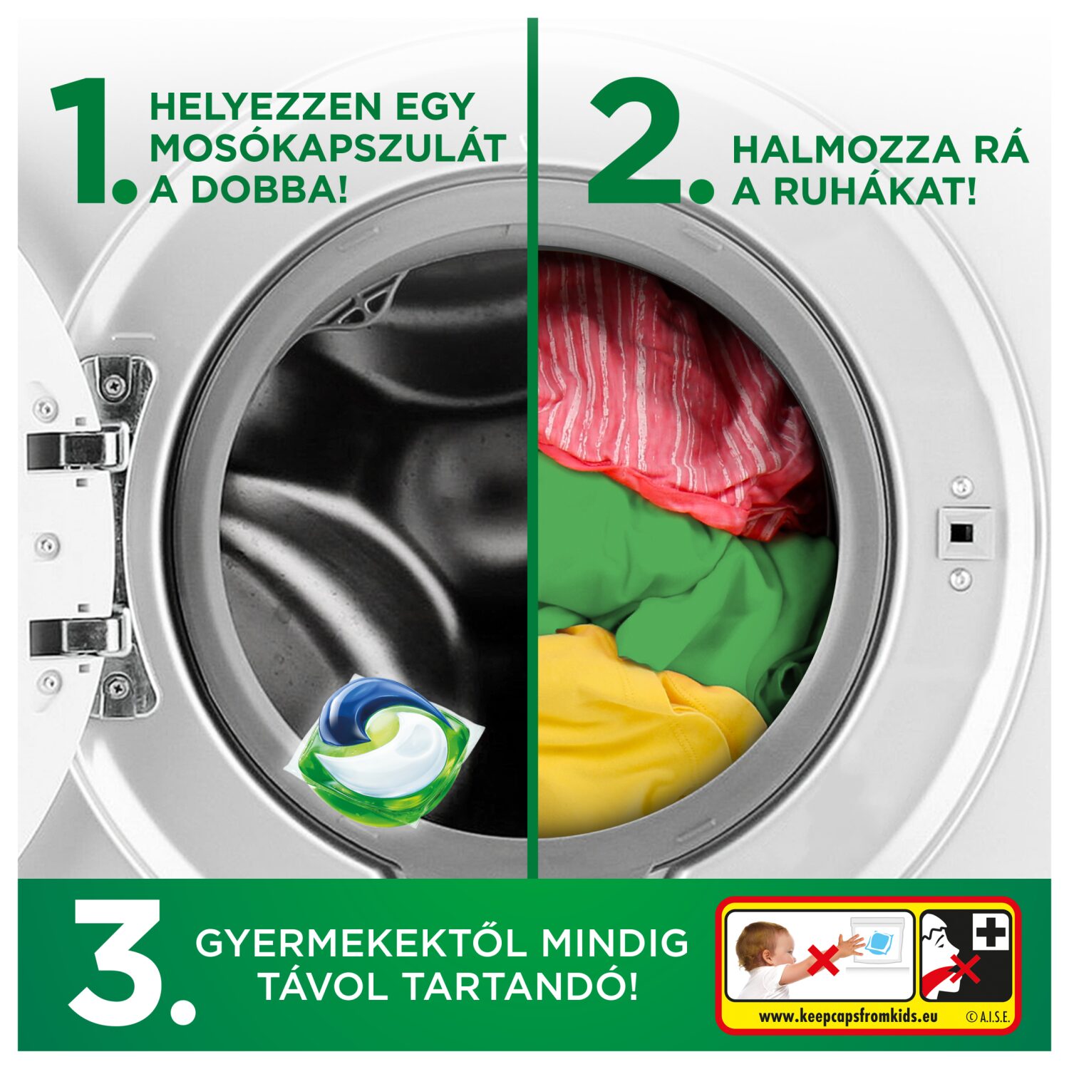 Ariel Allin1 PODS Mountain Spring Mosókapszula 30 db