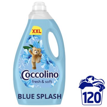 Coccolino Fresh & Soft Blue Splash öblítőkoncentrátum 120 mosás 3000 ml
