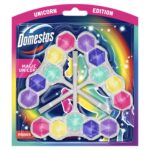 Domestos Power 5 Magic Unicorn WC frissítő blokk 3x 50 g