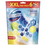 Domestos Power 5 Ocean / Lime WC frissítő blokk XXL 6 x 50 g