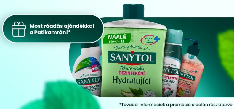 Sanytol promóció patikamra ajándék