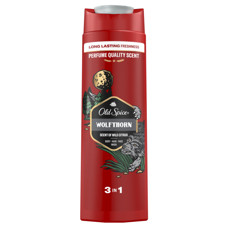 Old Spice Wolfthorn Tusfürdő 400 ml