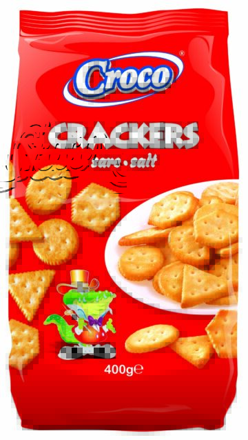 Croco Crackers 400G Sós