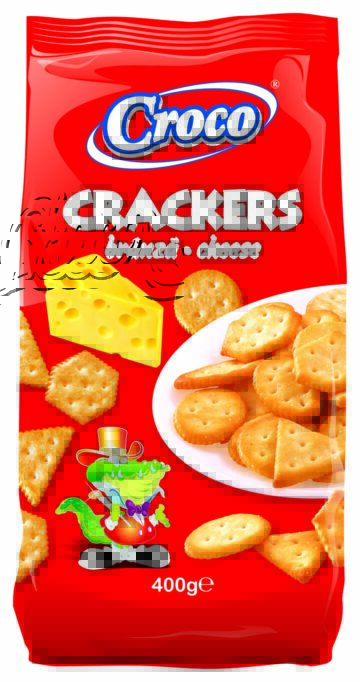 Croco Crackers 400G Sajtos