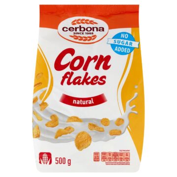 Cerbona Corn Flakes kukoricapehely hozzáadott cukor nélkül 500 g