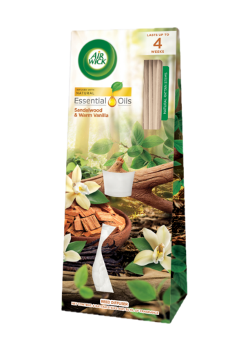 Air Wick pálcikás illatosító Szantálfa és lágy vanília 30ml