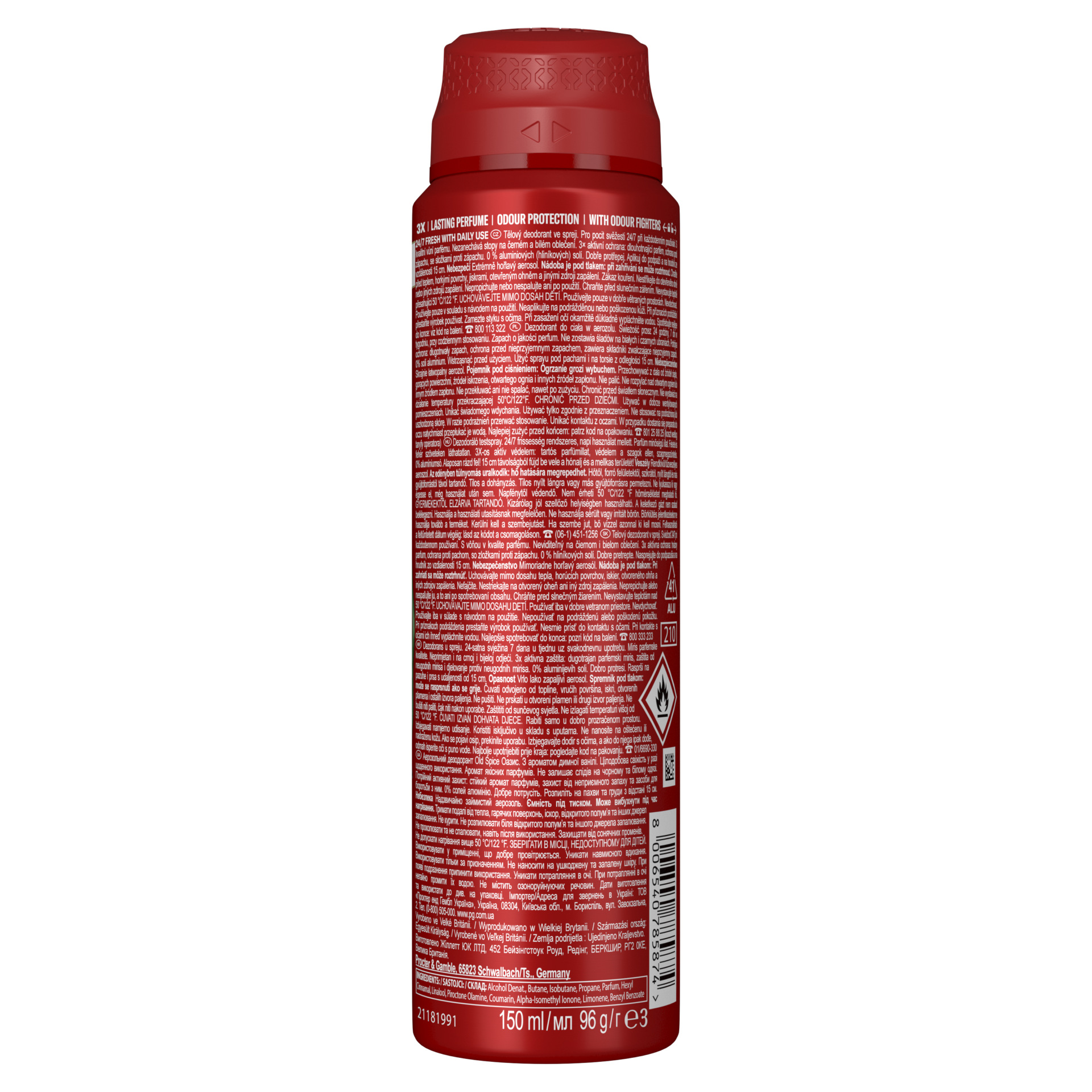 Old Spice Oasis Deo Spray 150 ml