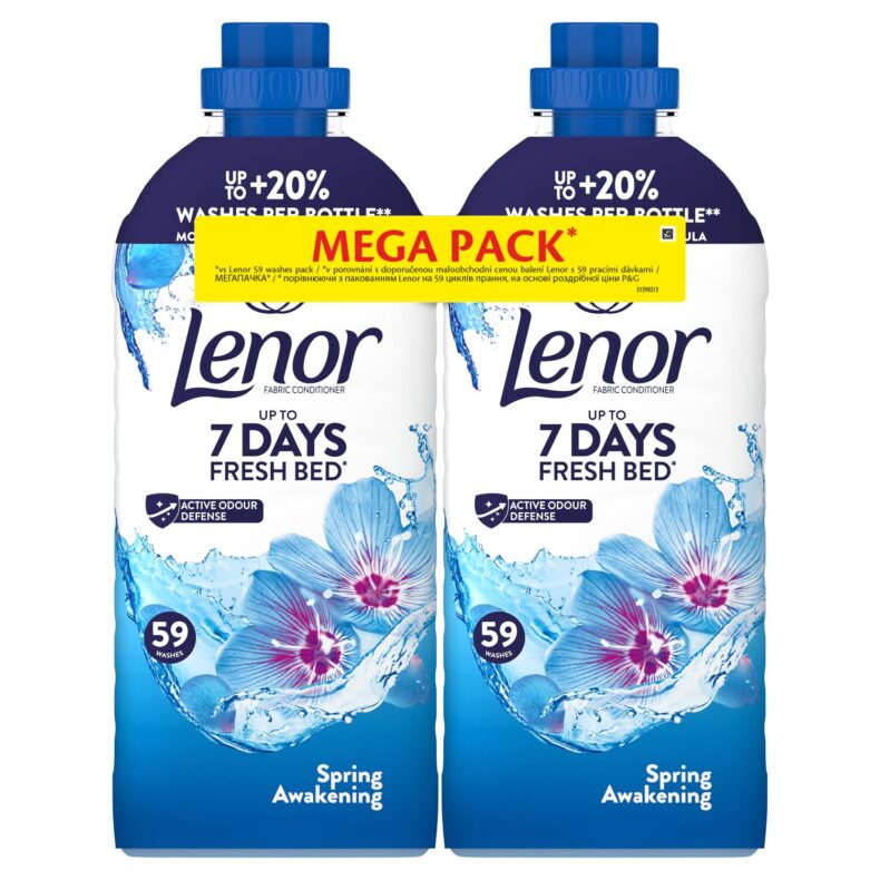 Lenor Spring Awakening textilöblítő DUO 2x1239 ml 118 mosás