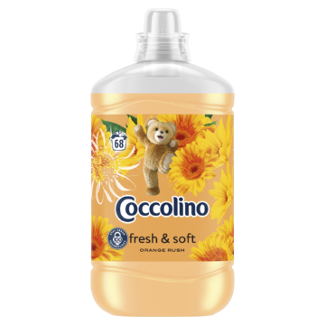 Coccolino Fresh and Soft Orange Rush öblítőkoncentrátum 68 mosás 1700 ml