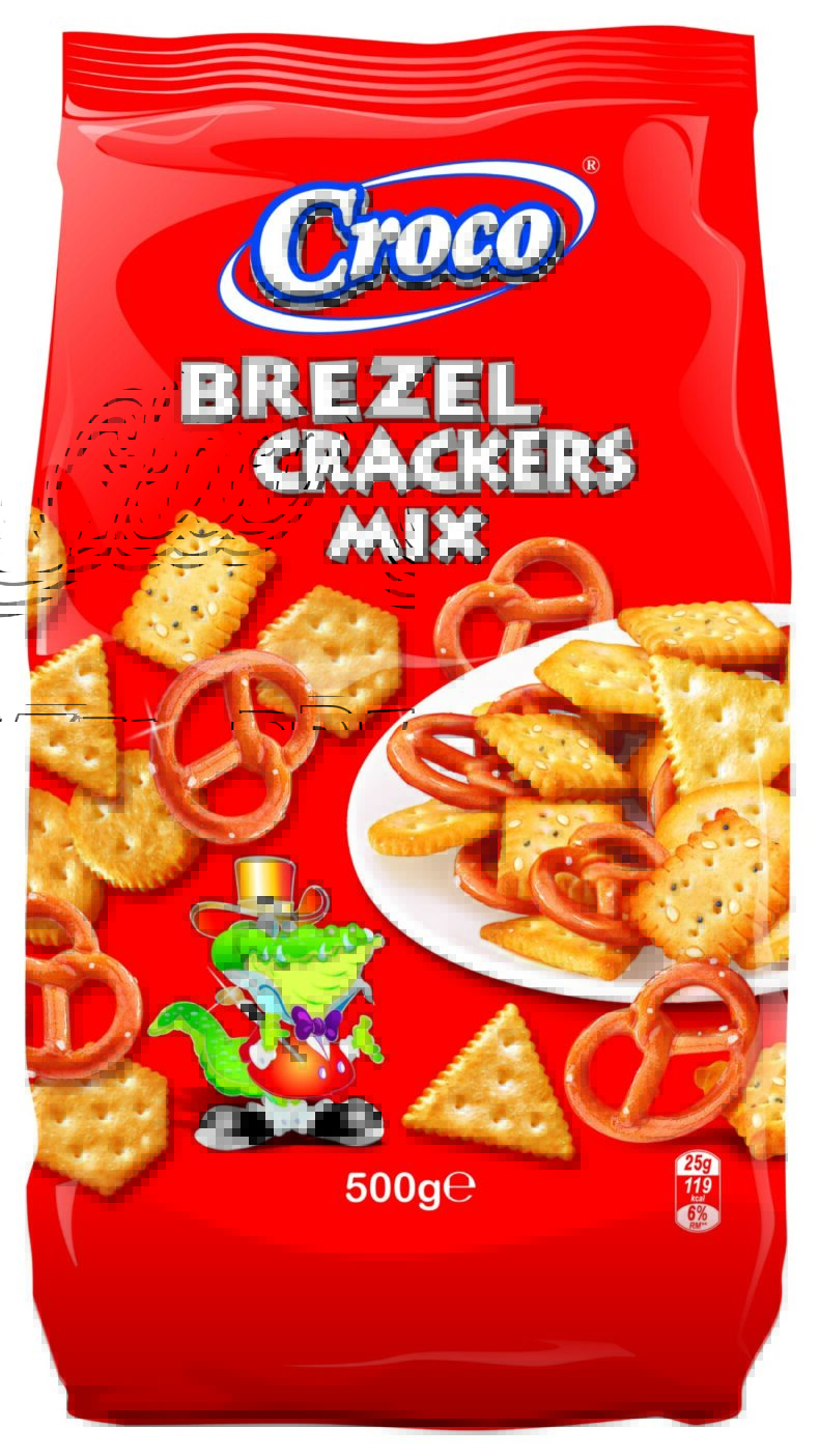 Croco Crackers Brezel Mix 500G