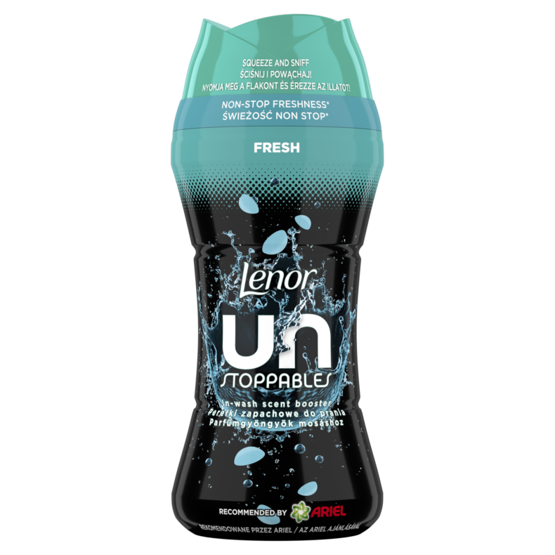 Lenor Illatgyöngy Unstoppables Fresh illatfokozó Parfümgyöngyök 195g