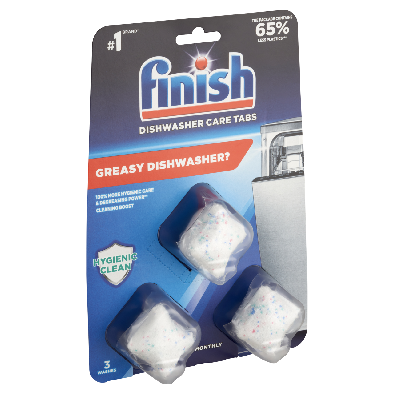 Finish In Wash mosogatógép tisztító tabletta 3 x 17 g (51 g)