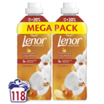 Lenor Perfume Therapy Gold Orchid and Vanilla textilöblítő DUO 2x1239 ml 118 mosás