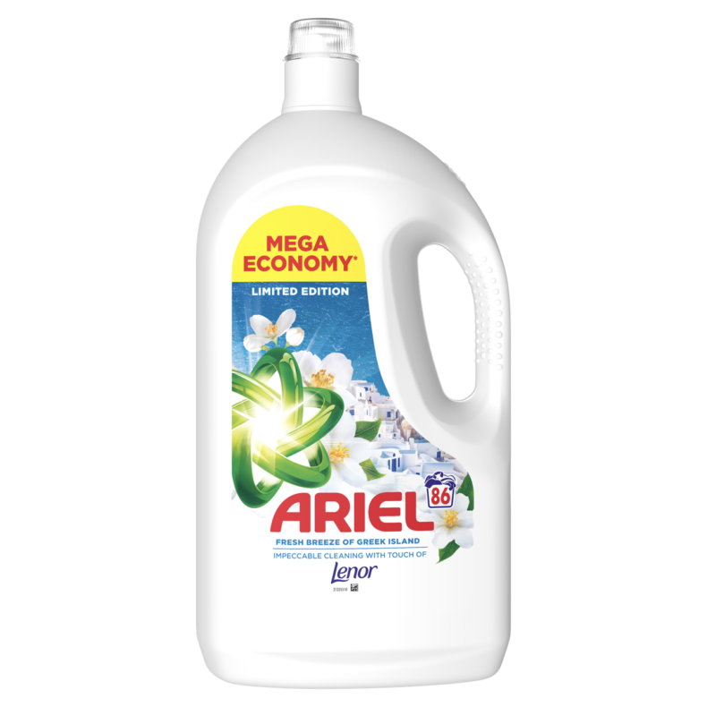 Ariel Greek Island folyékony mosószer 3,87 l 86 mosás