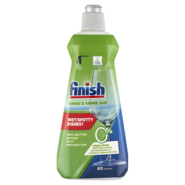 Finish Green 0% Rinse and shine Aid gépi öblítőszer 400ml