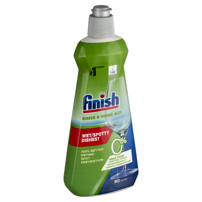 Finish Green 0% Rinse and shine Aid gépi öblítőszer 400ml