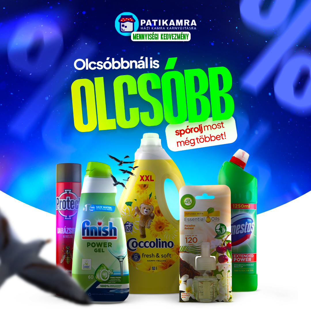 Patikamra mennyiségi kedvezmény Olcsóbbnál is olcsóbb – spórolj most még többet!