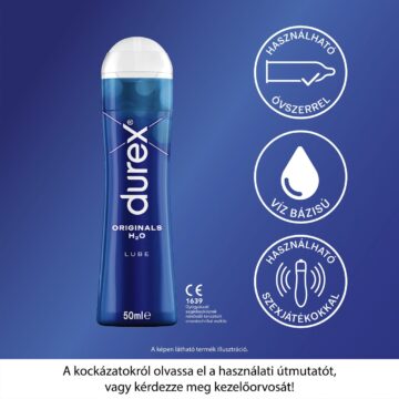 Durex Originals H2O síkosító 50 ml