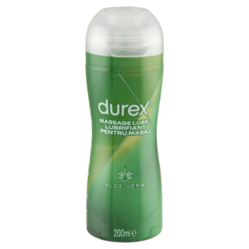 Durex 2in1 bőrnyugtató hatású aloe vera masszázsgél és síkosító 200 ml