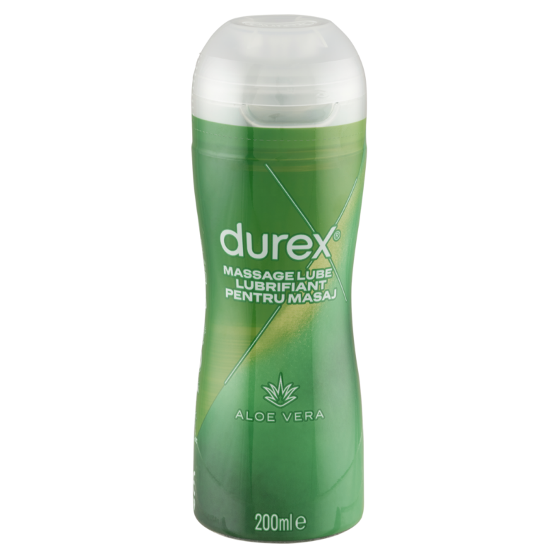 Durex 2in1 bőrnyugtató hatású aloe vera masszázsgél és síkosító 200 ml