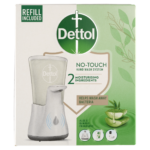 Dettol érintés nélküli szappanadagoló készülék + Aloe Vera és Bambusz utántöltő 250 ml