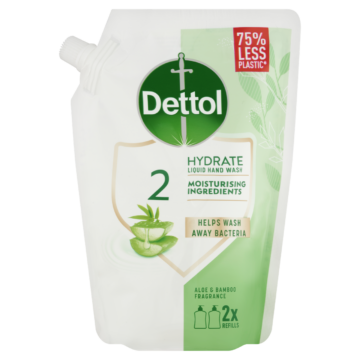 Dettol Aloe Vera és Bambusz folyékony szappan utántöltő 500 ml