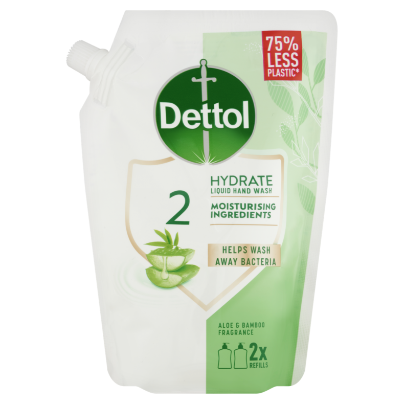 Dettol Aloe Vera és Bambusz folyékony szappan utántöltő 500 ml