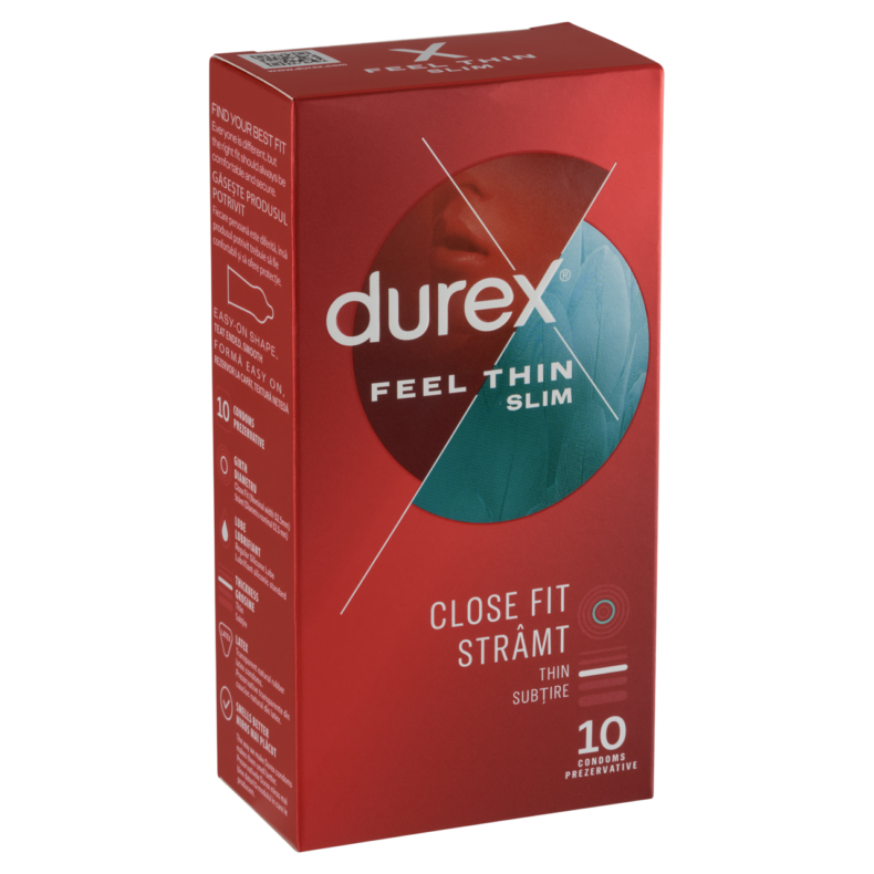 Durex Feel Thin Slim óvszer 10 db
