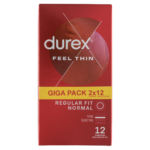Durex Feel Thin óvszer 2 x 12 db
