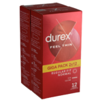 Durex Feel Thin óvszer 2 x 12 db