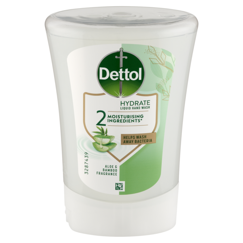 Dettol Aloe Vera és Bambusz utántöltő folyékony szappan érintés nélküli készülékhez 250 ml