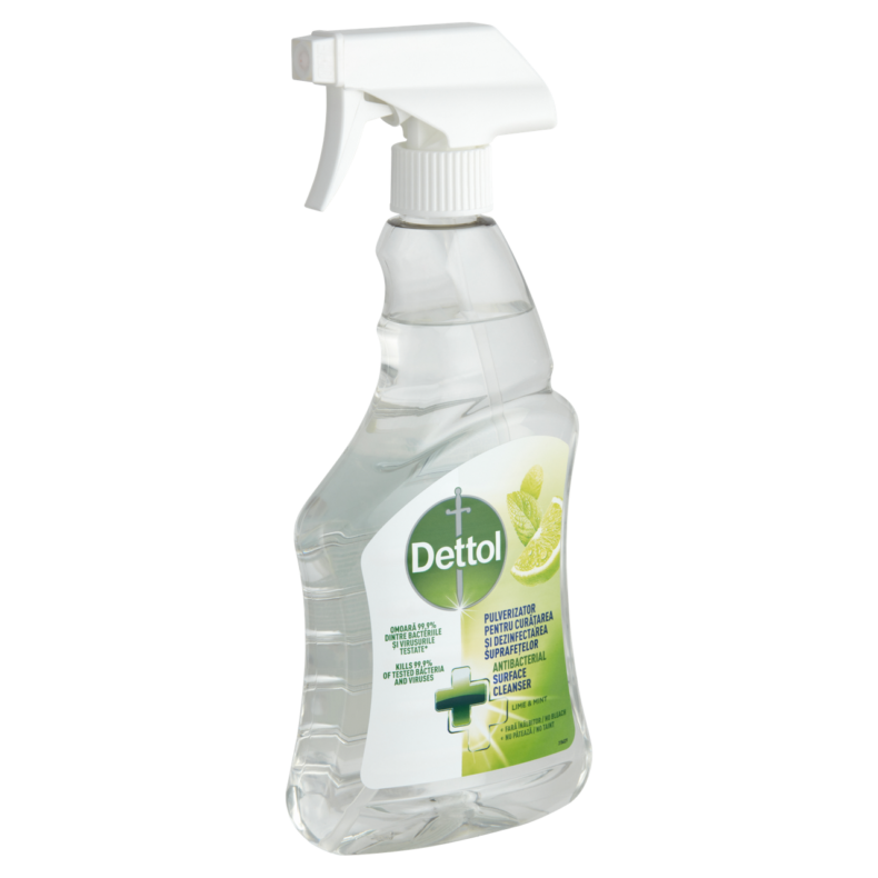 Dettol Lime & Menta antibakteriális felülettisztító spray 500 ml
