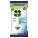 Dettol Antibakteriális felülettisztító Törlőkendő 80 db
