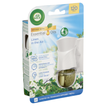 Air Wick elektromos légfrissítő készülék - Frissen mosott ruha 19 ml