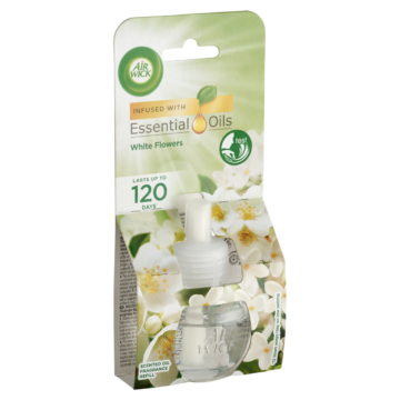 Air Wick utántöltő légfrissítő készülékhez - Fehér Virágok 19 ml