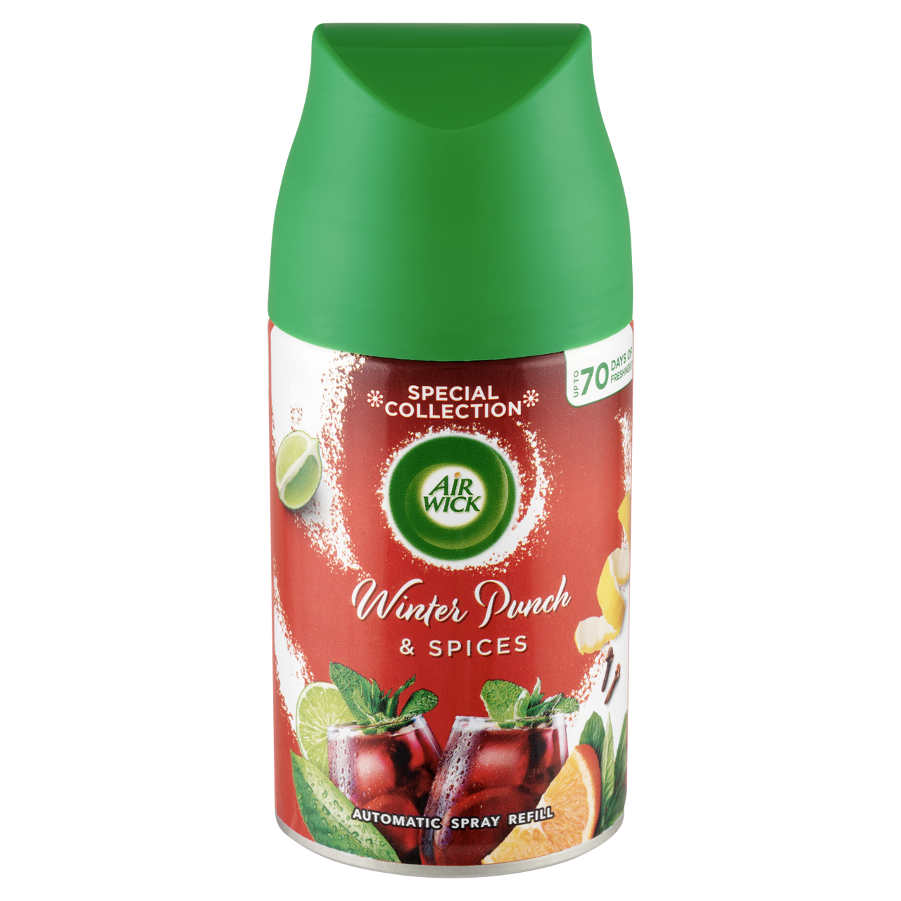 Air Wick Freshmatic légfrissítő utántöltő spray - Gyümölcsös téli puncs 250 ml