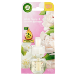 Air Wick Fehér Bazsarózsa és Jázminvirág elektromos utántöltő légfrissítő készülékhez 19 ml