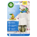 Air Wick Pamut és Fehér Orchidea elektromos légfrissítő készülék és utántöltő 19 ml