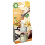 Air Wick Édes Vanília és Shea Vaj elektromos utántöltő légfrissítő készülékhez 19 ml